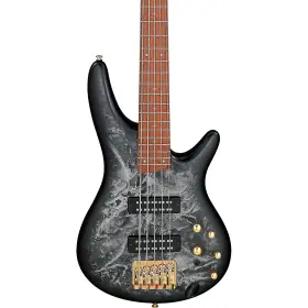 Sr305edx Ibanez 197881382674 5-string Bass Guitar Black Ice Frozen Matte Rf