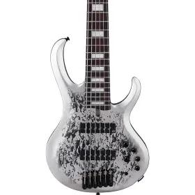 Btb25th6 Ibanez 197881469962 6-string Bass Guitar - Silver Blizzard Matte Rf