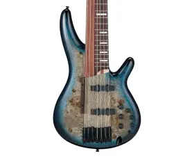 Sras7cbs Ibanez 549763310583 Sr 7-string Electric Bass With Case - Cosmic Blue Starburst