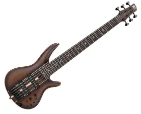 Ibanez 549763336132 Used Sr1356bduf Sr Premium 6-string Bass - Dual Mocha Burst Flat