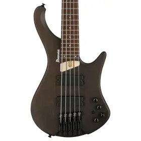 Ehb605wnf Ibanez 549763374448 Ehb Ergonomic Headless 5-string Bass - Walnut Flat