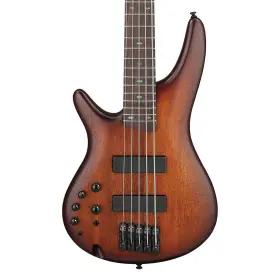 Sr505al Ibanez 549763377173 Sr Standard 5-string Lh Bass - Mahogany Brown Burst Low Gloss