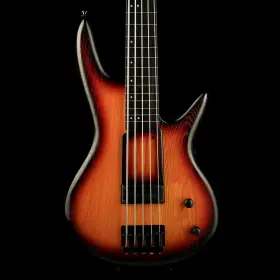 58iba004 Ibanez Used Gwb205 Gary Willis Fretless 5-string Electric Bass Tequila Sunrise F