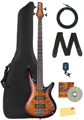 Sr400eqm Ibanez 840262252546 Sr Standard Electric Bass - Dragon Eye Burst With Gig Bag