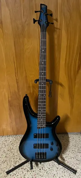 Sr250sds Ibanez 887802019818 Sr250 Electric Bass- Soda Blue Sunburst