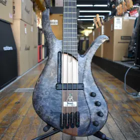 Afr4pbp Ibanez Premium Bass Guitar 2019 Deep Twilight Flat With Case Materials