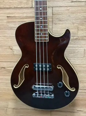 Agb-140 Ibanez Semi Hollow 4- String Bass - Trans Brown 2004 8lbs 3oz Without Hsc