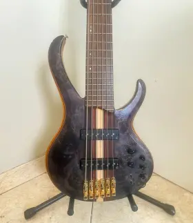 Btb1606e-dtf Ibanez Btb1606e Premium 6-string Electric Bass Guitar - Deep Twilight Flat