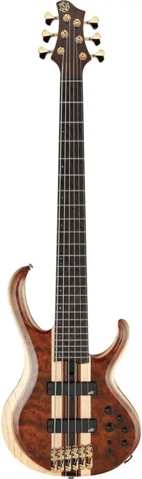 Btb1836ndl Ibanez Premium Btb1836 Bass Guitar - Natural Shadow Low Gloss