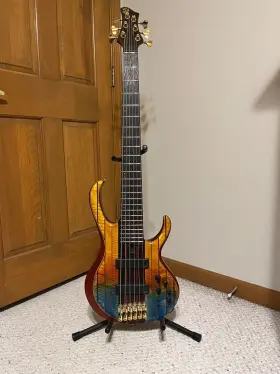 Btb1936 Ibanez Premium 6 String Bass Guitar - Sunset Fade Low Gloss
