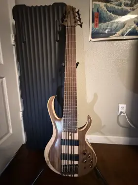 Btb7 Ibanez 7-string Electric Bass Guitar Natural Maple Right-handed