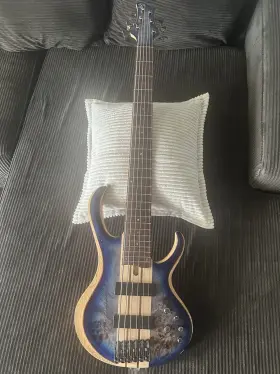 Btb846cbl Ibanez Btb846 6-string Bass Cerulean Blue Burst Low Gloss Btb 846 Cbl New