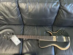 Btb865scwkl Ibanez Btb865sc 5-string Electric Bass Weathered Black Low Gloss