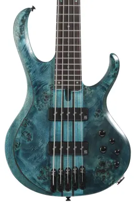 Btb945col Ibanez Btb Standard Btb945 5-string Bass Guitar - Cosmic Blue Low Gloss