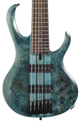Btb946col Ibanez Btb Standard Btb946 6-string Bass Guitar - Cosmic Blue Low Gloss