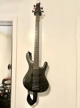 Ebd605 Ibanez Ergo-dyne 5 String Bass. Gunmetal Grey