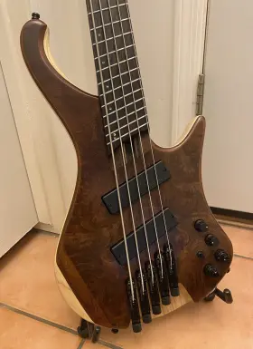 Ehb1265ms Ibanez 5 String Multiscale Bass 2022-present Natural Mocha Low Gloss