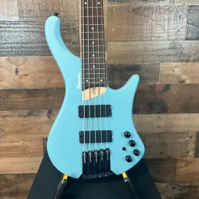Ehb605 Ibanez Bass Workshop 5-string Electric Guitar Purist Blue Matte 939