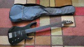 Exb404fl Ibanez Vintage 1992 Frteless Pj Bass Guiatr Mik With Gig Bag