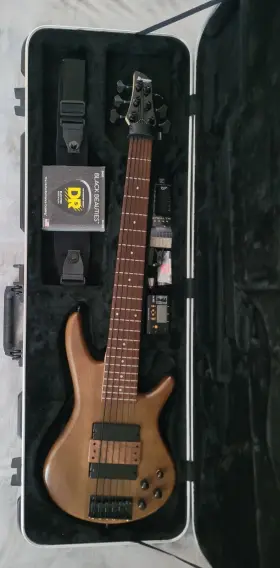 Gsr206bwnf Ibanez Soundgear Gio Electric 6 String Active Bass Walnut Gotoh Skb Hardshell