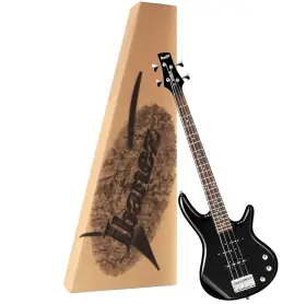 Gsrm20bk Ibanez Mikro Short Scale Electric Bass Guitar Dual-pickup Glossy Black
