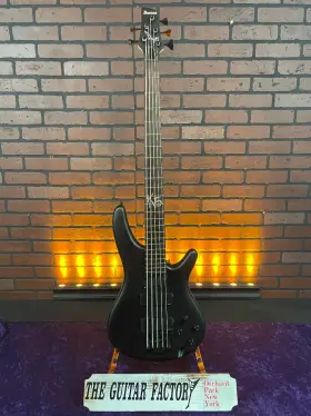 K5bkf-b1 Ibanez K5 Fieldy Signature 5-string Electric Bass Guitar Flat Black