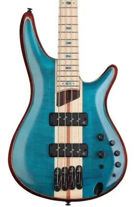 Sr1420bcgl Ibanez Sr Premium 4-string Electric Bass Guitar - Caribbean Green Low Gloss