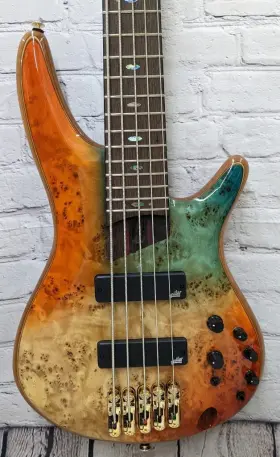 Sr1605dwask Ibanez 5-string Electric Bass Guitar With Bag Autumn Sunset Sky 8.9 Lbs
