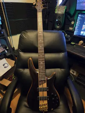 Sr1805e Ibanez Natural Electric 5 String Bass Guitar