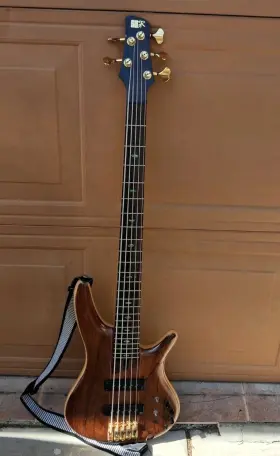 Sr1905 Ibanez Sdgr Premium 5-string Bass Natural Wood Gold Hardware Active Eq