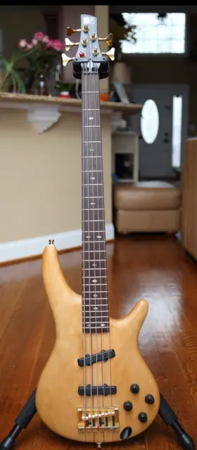 Sr2005 Ibanez Soundgear Sr 2005 Crafted In Japan 5 String Bass Guitar...very Rare