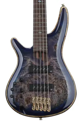 Sr2605lcbb Ibanez Premium Sr2605l Bass Guitar - Cerulean Blue Burst
