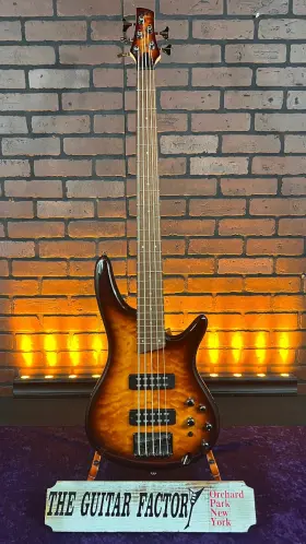Sr405eqm-1154-u Ibanez 2024 Sr405eqm 5-string Electric Bass - Dragon Eye Burst
