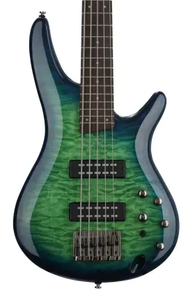 Sr405eqmslg Ibanez Standard Sr405eqm Bass Guitar - Surreal Blue Burst Gloss