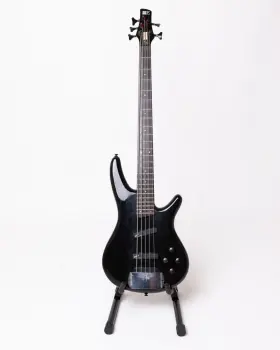 Sr505-bk Ibanez 5-string Bass Guitar 1993 Hard Case Need Electronic Repair