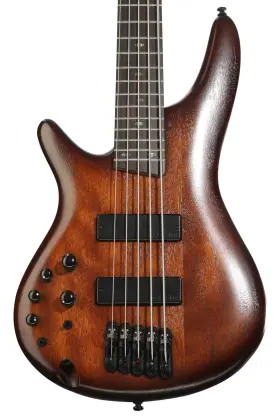Sr505almhl Ibanez Standard Sr505al 5-string Left-handed Electric Bass Guitar - Mahogany
