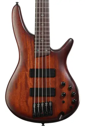 Sr505amhl Ibanez Standard Sr505a 5-string Electric Bass Guitar - Mahogany Brown Burst Low