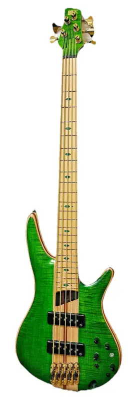 Sr5mdx Ibanez Sr Premium Series 5 String Electric Bass Guitar Emerald Green