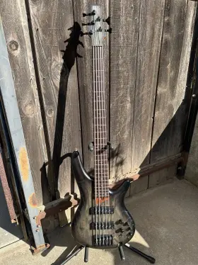 Sr605ebkt Ibanez Sr605e Sr Standard 5-string Electric Bass Guitar - Black Stained Burst