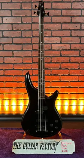 Sr800-0303-u Ibanez 1995 Soundgear Sr800 Electric Bass Black Japan Fujigen Factory With Bag