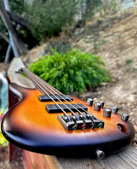 Ibanez Srf700bbf Srf700 4 String Fretless Bass Guitar - Brown Burst Flat