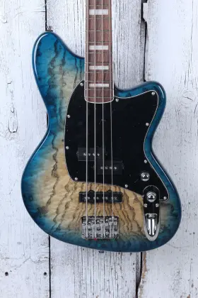 Tmb400ta Ibanez Talman 4 String Electric Bass Guitar Cosmic Blue Starburst