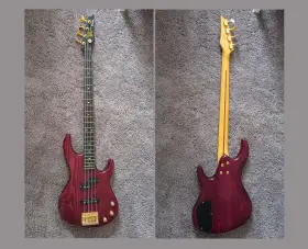 Tr100 Ibanez 1993 Tr Series Bass Pj In Purple Korea Made