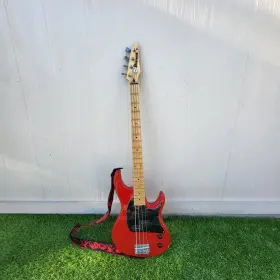 Trb-50 Ibanez Trb50 Bass Guitar 1995 Made In Korea Fire Engine Red Finish Vintage