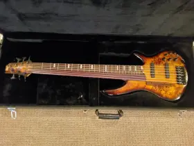 Uisras09112023 Ibanez Ashula Sras7 7-string Hybrid Bass Guitar Fretted And Fretless