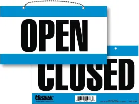9384 Identity Group Holdings Llc Headline Sign Double-sided Open/closed 6 Inches By 11 Made In
