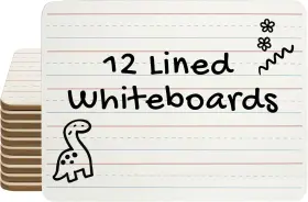 35115 Inc. Dry Erase Board Classroom Pack - Mini Lapboard School Supplies Set Of 12 One-s