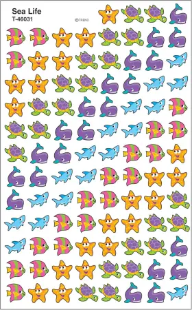 Inc. 726084577695 Trend Sea Life Supershapes Stickers Classroom Incentives 800 Count