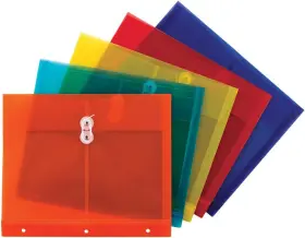 89519 Inc. Poly Project Envelope 1-1/4 Inch Expansion String-tie Closure Side Load Letter S