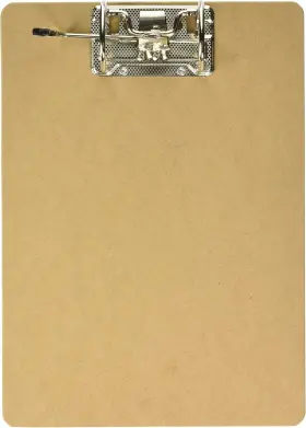 89533 Inc. Letter Size Masonite Clipboard With Shannon Style Arch Posts Two Sided Smooth